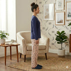 Women Heart Shape Night Suit