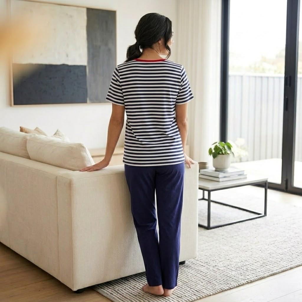 Women white Night Suit